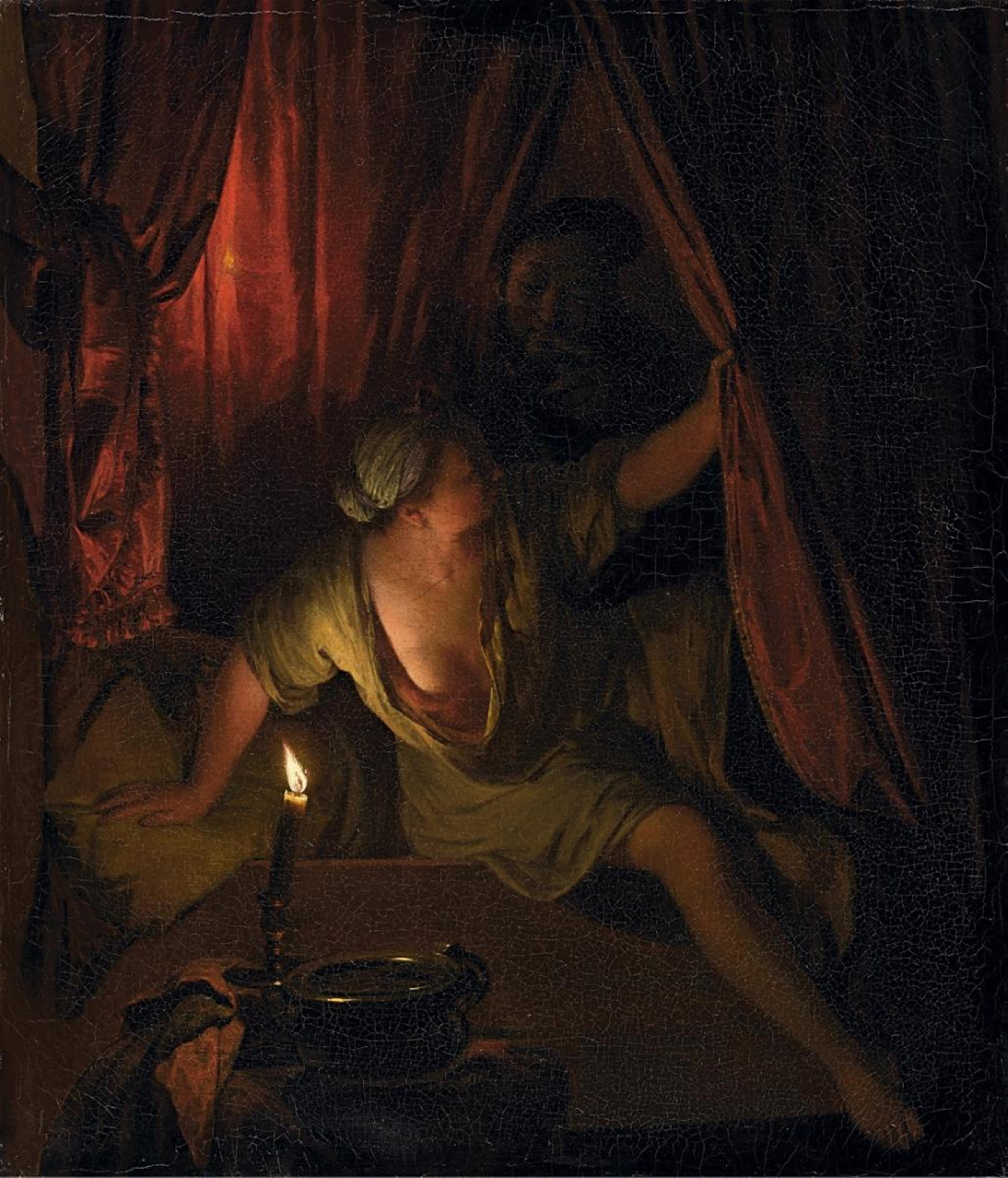 Godefridus Schalcken - CANDAULES, HIS WIFE AND GYGES - image-1