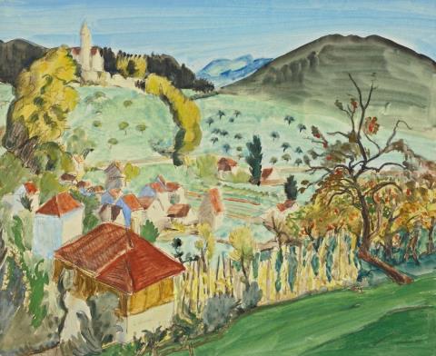 Erich Heckel - Herbst in Schwaben (Autumn in Swabia)