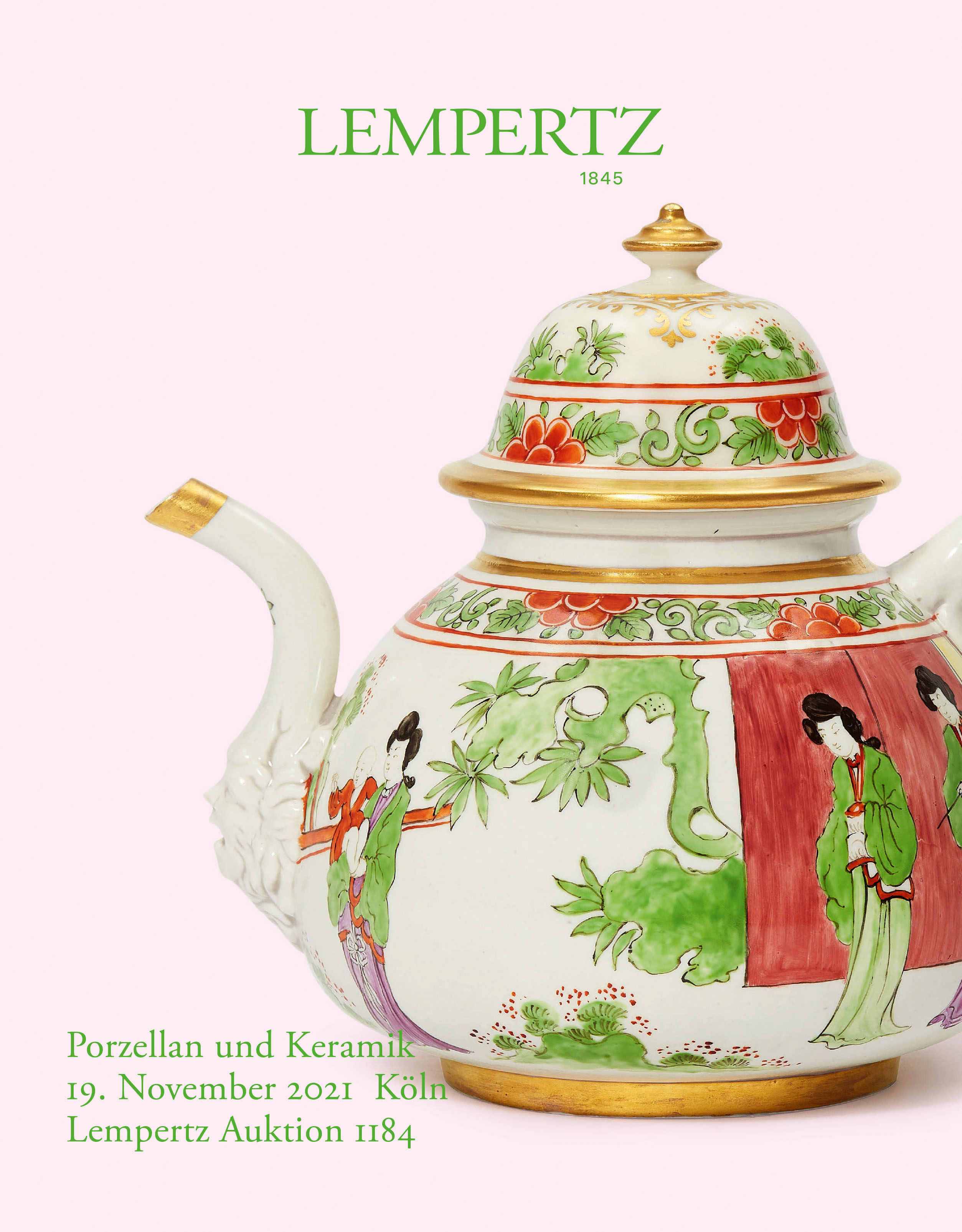 Auktionskatalog - Porzellan und Keramik - Online Katalog - Auktion 1184 – Ersteigern Sie hochwertige Kunst in der nächsten Lempertz-Auktion!