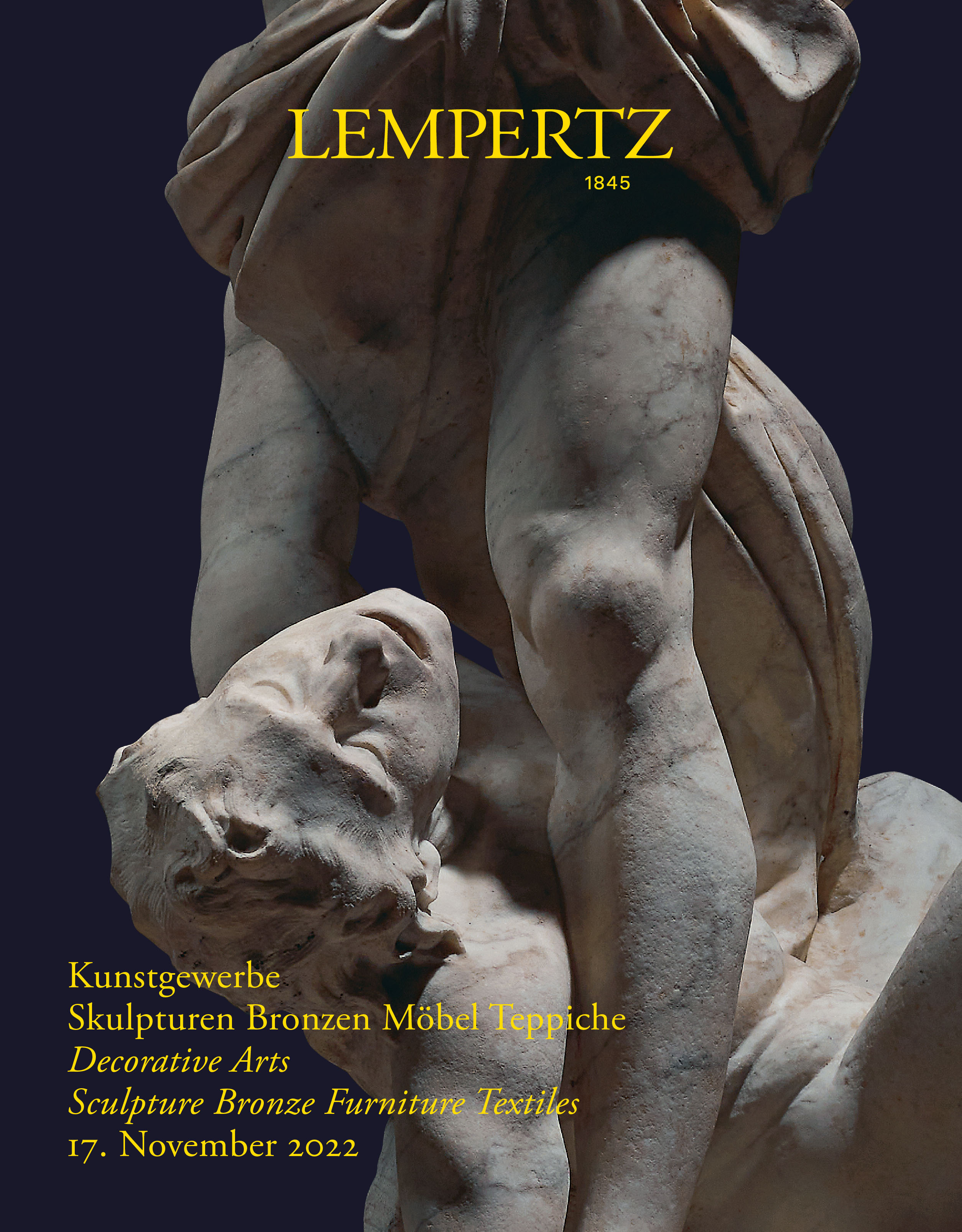 Auktionskatalog - Kunstgewerbe - Skulpturen Bronzen Möbel Teppiche - Online Katalog - Auktion 1208 – Ersteigern Sie hochwertige Kunst in der nächsten Lempertz-Auktion!