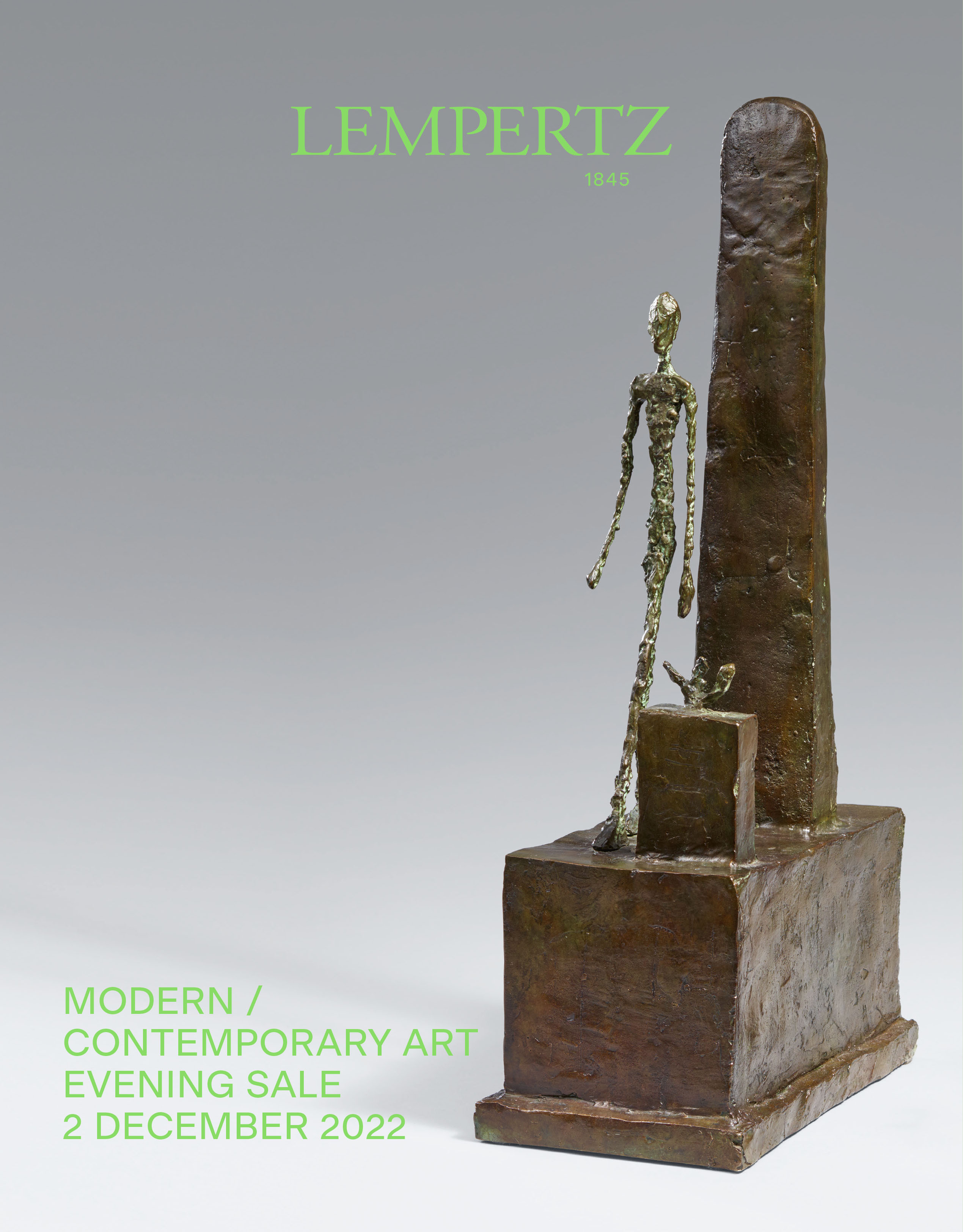 Auction house - Evening Sale - Modern and Contemporary Art - Auction Catalogue 1211 – Auction House Lempertz