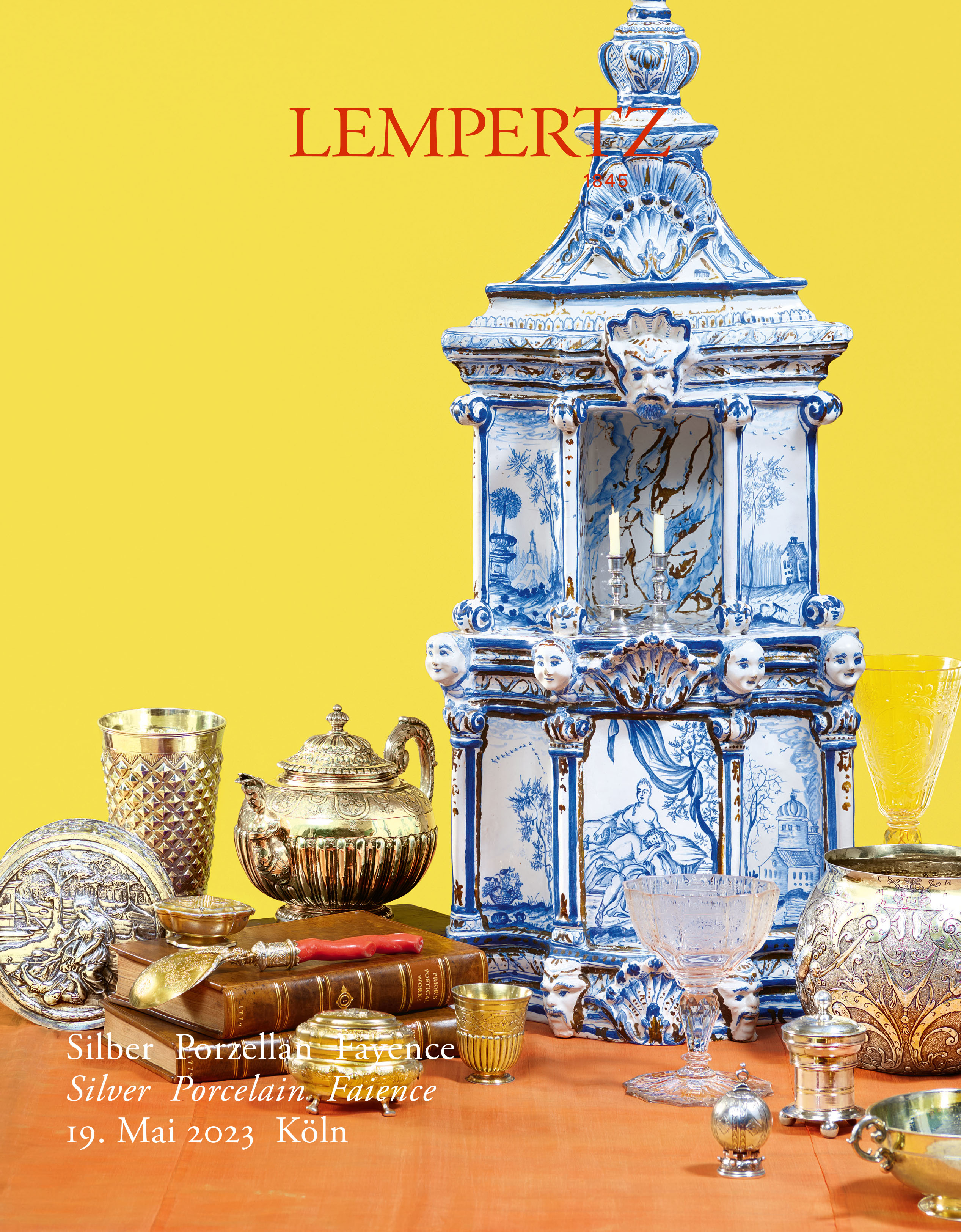Auction house - Silver Porcelain Faience - Auction Catalogue 1220 – Auction House Lempertz