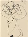 Pablo Picasso - Femme se coiffant - Study for La Guerre et la Paix - image-4