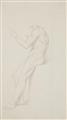 Bonaventura Genelli - NUDE MALE KNEE-LENGTH FIGURE WITH OUTSTRETCHED ARMS - image-4