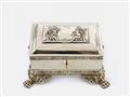 A silver sugar box. Marks of Johann Gottlieb Zimmermann II, ca. 1820 - 30. - image-1