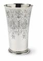 A large Cologne silver beaker with inscribed depictions of apostles. Marks of Herman Volmar, 1647. - image-1