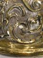 An important Hermannstadt silver partially gilt footed bowl. Marks of Sebastianus Hann, late 17th C. - image-8