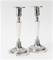A pair of Berlin silver candlesticks. - image-2