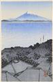 Kawase Hasui - Group of 18 postcard prints. Different sizes (17.7 x 11.5 cm; 15.7 x 10.5 cm; 9.9 x 15 cm) and one double postcard format. Landscapes and cityscapes through the seasons. Seals: ... - image-14