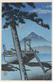 Kawase Hasui - Group of 18 postcard prints. Different sizes (17.7 x 11.5 cm; 15.7 x 10.5 cm; 9.9 x 15 cm) and one double postcard format. Landscapes and cityscapes through the seasons. Seals: ... - image-19