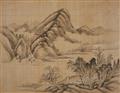 Dai Xi - An album with twelve landscape paintings. - image-2