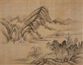 Dai Xi - An album with twelve landscape paintings. - image-4