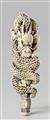 A fine ivory netsuke of an amakurikara. Early 19th century - image-2