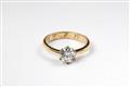 An Art Déco 14k gold and diamond ring - image-3