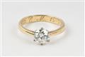 An Art Déco 14k gold and diamond ring - image-1