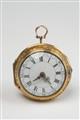 A London George III gold and diamond-set openface verge watch by J. Tarts. - image-2
