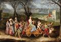 Flemish School of the 17th century - Two Landscapes with Allegorical Depictions of Months - image-1