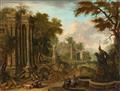 Deutscher Meister des 18. Jahrhunderts - Zwei Architektur-Capricci - image-1