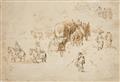 Jan Brueghel the Elder - Sketches of Covered Wagons and Figures - image-1