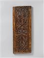 Probably North German 2nd half 15th century - A probably North German carved oak pew upright, second half 15th century. - image-2