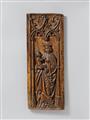 Probably North German 2nd half 15th century - A probably North German carved oak pew upright, second half 15th century. - image-1