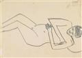 Ernst Ludwig Kirchner - Paar. Verso: Liegendes Mädchen - image-2