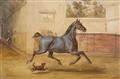 Charles de Luna - Zwei Pferdedarstellungen - image-1