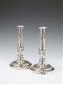 A pair of Stuttgart silver candlesticks. Marks of Christoph Friedrich Sick, ca. 1780. - image-1