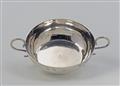 A Commonwealth London silver sweetmeat dish. Unidentified Maker's mark "WH", 1655/56. - image-1