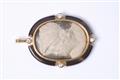 An 18k gold and enamel pendant with a historical sardonyx cameo - image-3