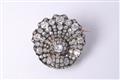 A 14k gold, silver and diamond brooch - image-2