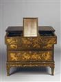 A Dutch lacquered chest of drawers with chinoiserie decor. - image-2