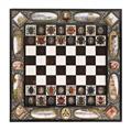 An ebony and ivory inlaid and rosewood veneered Dresden games board. - image-4