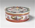 A rare large Meissen porcelain covered butter dish. - image-1