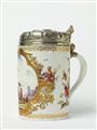 An opulent vermeil mounted Meissen porcelain tankard. - image-7