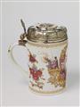 An opulent vermeil mounted Meissen porcelain tankard. - image-11