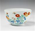 A Meissen porcelain finger bowl with a palace inventory number. - image-1