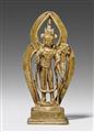 A Kashmiri bronze figure of Padmapani. Probably 11th/12th century - image-1