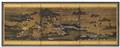 Anonymous painter - A six-panel screen of Itsukushima by an anonymous painter. 17th/18th century - image-3