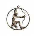 A sterling silver pendant made for the Olympic games. - image-1