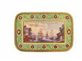 A Suisse 18 ct gold and enamel snuff box with London marks - image-2