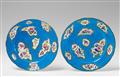 Two Louis XVI Sèvres soft paste porcelain plates. - image-1