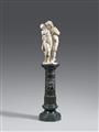 Italy 1888 - An Italian marble sculpture of a young couple, 1888. - image-1