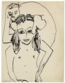 Ernst Ludwig Kirchner - Fränzi vor Skulptur - image-1