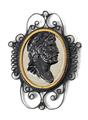 A Prussian cast iron cameo collier - image-2