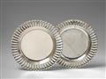 A pair of Schwerin silver officer's plates - image-1