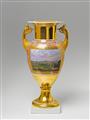 A Berlin KPM porcelain vase with views of Potsdam - image-1