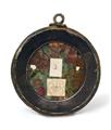 A gothic Limoges enamel medallion with an adoration scene - image-2