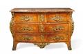 A French Louis XV ormolu-mounted palisander chest of drawers - image-1
