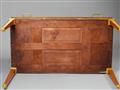 An ormolu-mounted David Roentgen mahogany cylinder bureau - image-5